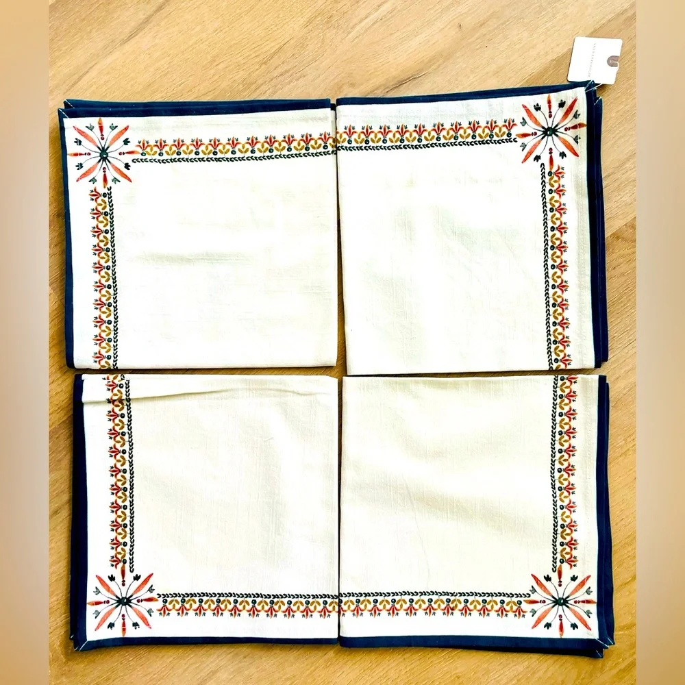 NWT! Anthropologie Mimi Thorisson Italian Hours Napkins, Set of 4 on Poshmark!